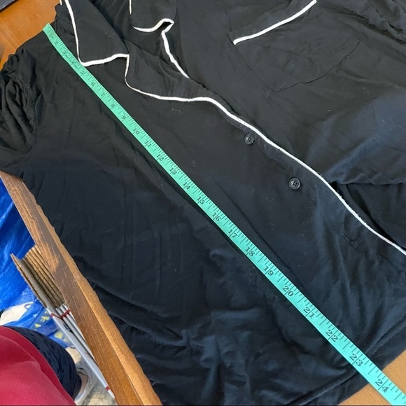 Riot Theory Luna PJ Navy Blue Sleep Shirt Womens XS - Picture 9 of 9